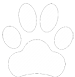 Dog Paw logo at Reveal Lake Ridge in Grand Prairie Texas 75054