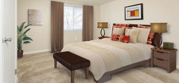 Beautiful Bright Bedroom at Willowbrooke Apartments, Brockport, NY, 14420