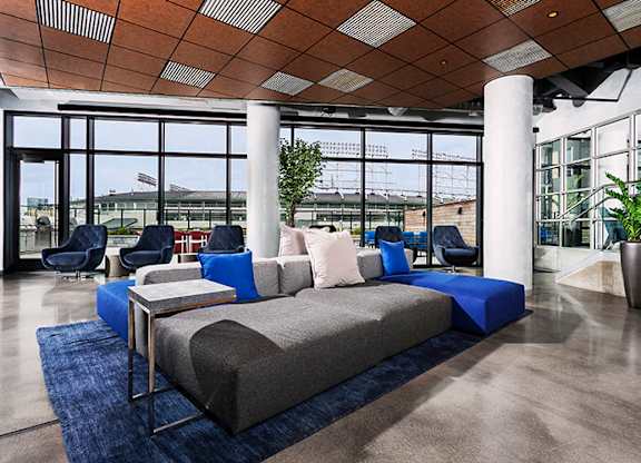 Diamond Lounge at Residences at Addison Clark Apartments, Chicago, IL, 60613