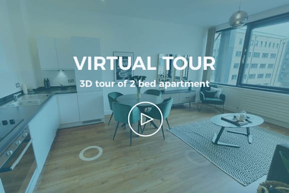 virtual tour 3d tour of a 2 bed apartment at The Keel Apartments, Liverpool, L3 4GE