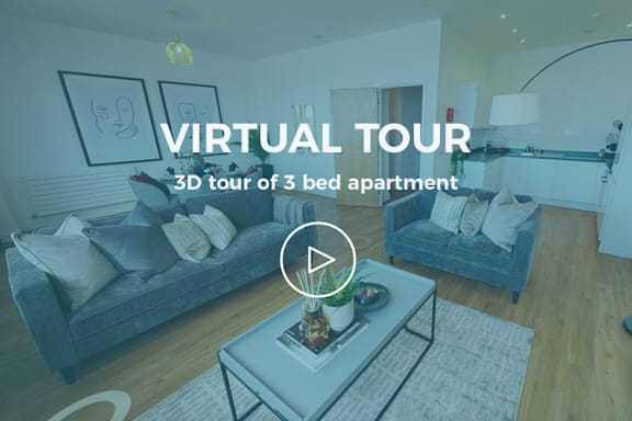 virtual tour 3d tour of a 3 bed apartment at The Keel Apartments, Liverpool, L3 4GE