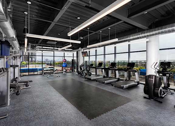Skyline Fitness at Residences at Addison Clark Apartments, Illinois