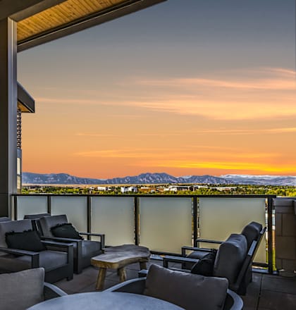 Sky Lounge with Views of the Flatirons at Bridges at Flatiron, Broomfield, 80021