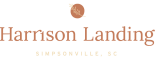 the logo for harrisons landing with a carrot and the word harrison landing