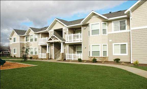 Image of the outside of the building and the lawn
