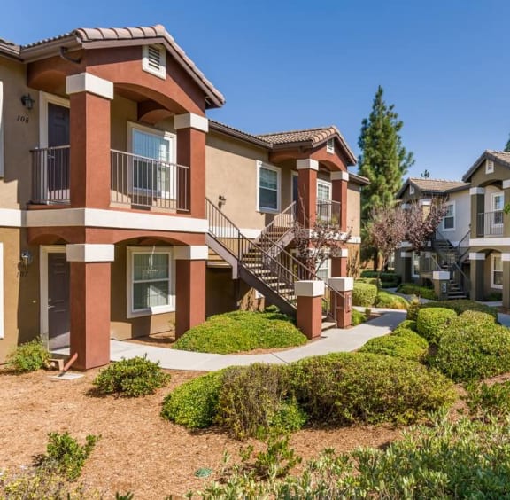 Courtyard With Green Space at The Landing at Ocean View Hills, San Diego, CA