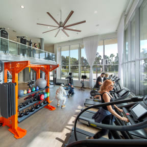 photo of the gym at The Q Playa - apartments in Culver City in Los Angeles, CA