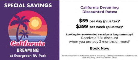 a flyer with a picture of a beach and the words dreaming discounted rates