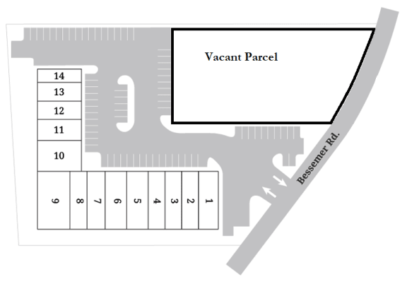 a floor plan of a building with a calendar