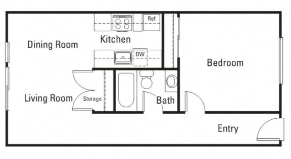 One Bedroom One Bedroom