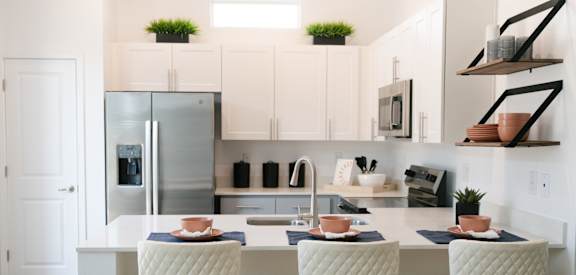 Gourmet Kitchen with Island at Avilla Western Garden, Phoenix, AZ 85307