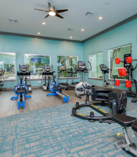Modern Gym at The Lory of Tallahassee, Florida