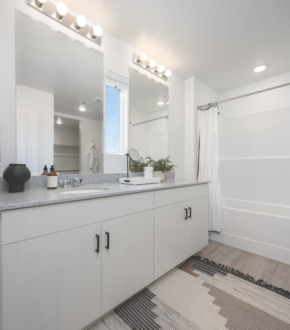 Desert Village Townhomes in Santa Clara, Utah Model Bathroom