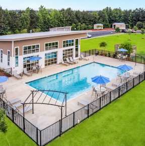 our apartments have a large pool for residents to enjoy