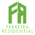 The image is a logo for Ferreira Residential.