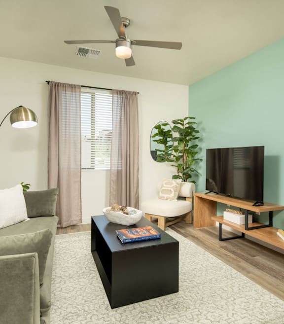 Villa Cielo Cortaro Apartments in Tucson, Arizona Model Living Room