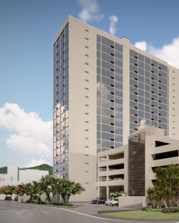 Hale Kalele Apartments Rendering of Exterior