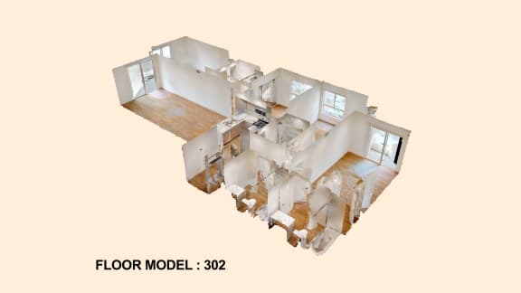 arial view of the house