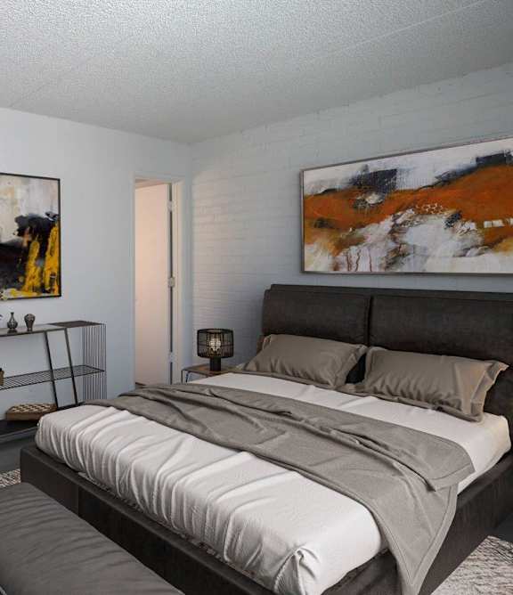 Large Bedroom at Icon Apartments, Tucson Arizona