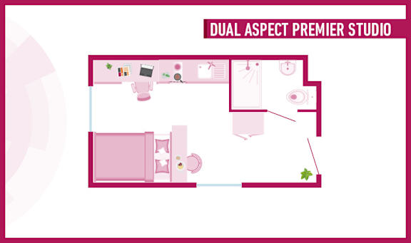 a drawing of a floor plan of a bathroom and a living room