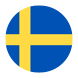 a blue and yellow flag of sweden