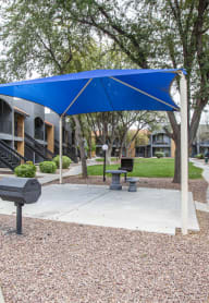 Casa Bella Apartments in Tucson, Arizona Picnic Area with BBQ