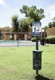 Madera at Metro Apartments in Phoenix, Arizona Exterior and Pet Waste Area