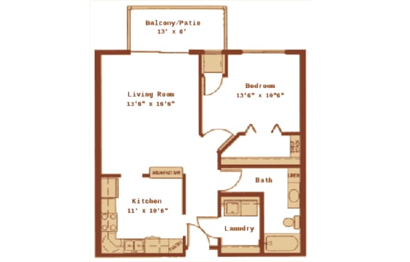 Lakewood Place floor plan, White Bear Lake, Minnesota