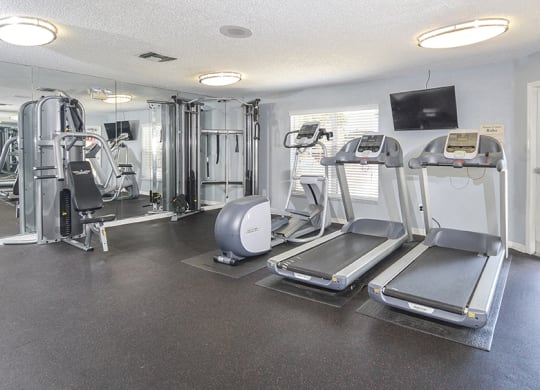 Fitness Center With Weight and Cardio Machines