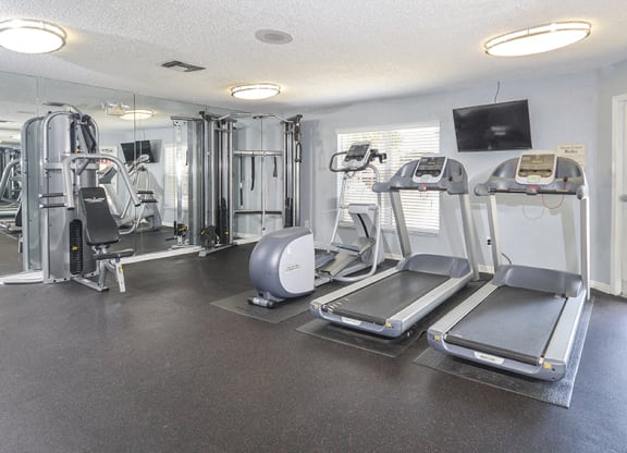 Fitness Center With Weight and Cardio Machines