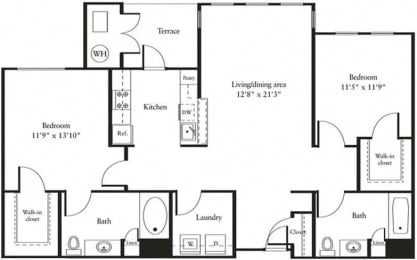 2 bedroom apartments in Reading, MA
