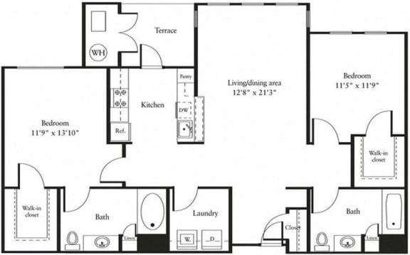 2 bedroom apartments in Reading, MA