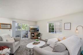 Modern Living Room at Ironwood Apartments, Coeur dAlene, ID