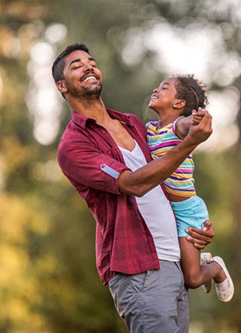Father and Child at Brookwood at Ridge, New York, 11961