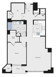 spacious one bedroom apartments with den in arlington