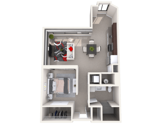 Mission Lofts Apartments 7a Unit Floor Plan