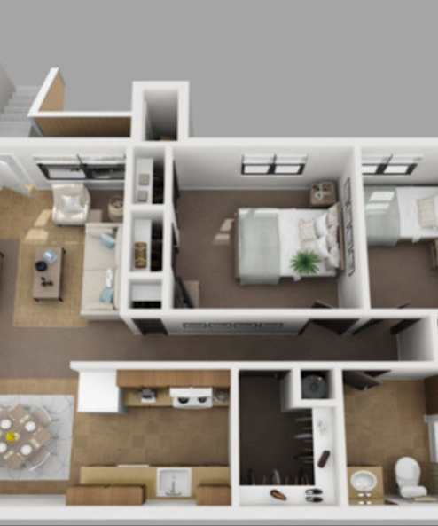 Campbell Reserve 3 Bedroom Floorplan Joplin MO