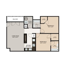 2 bed 2 bath at Logan Ridge Apartments, Apartments, San Marcos, TX
