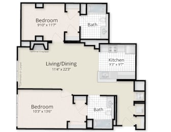 Two Bedroom  apartment located in West End