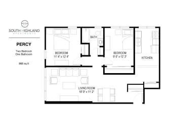  Floor Plan Percy