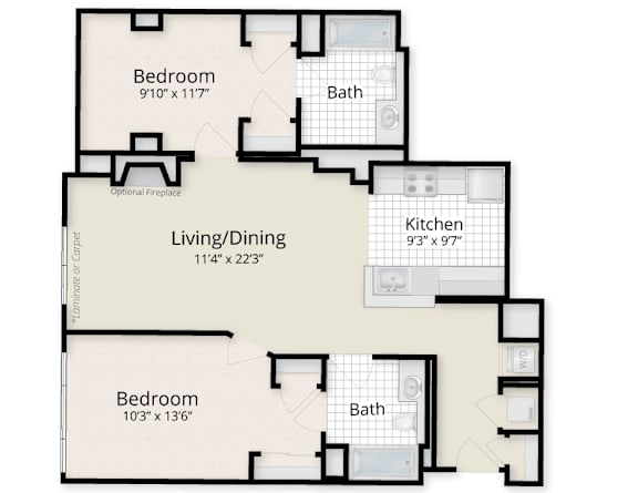 Two Bedroom  apartment located in West End