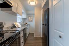 a washer and dryer in the laundry room of a home