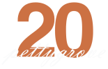20 pettygrove logo, orange 20 with white letters