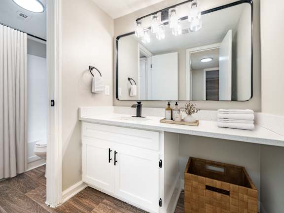 Full Bathroom at Mountain Place Apartments, Stone Mountain, GA