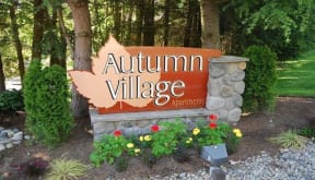 Milton Apartments - Autumn Village Apartments - Sign