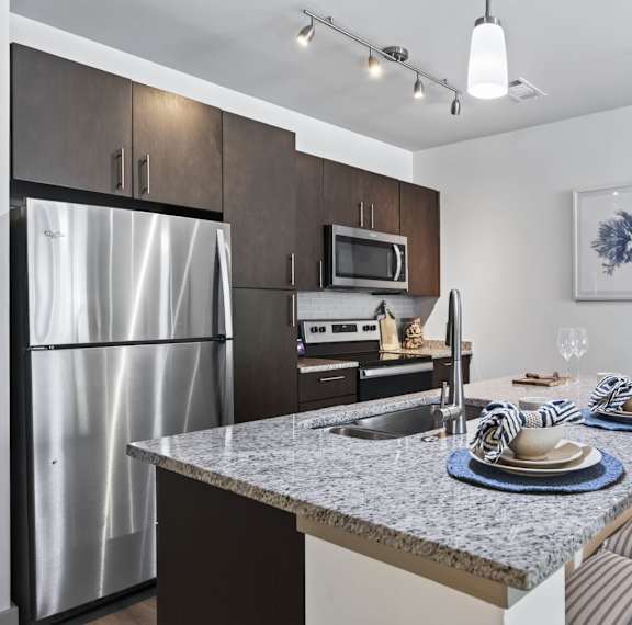Modern Kitchen Countertop Interior Photo