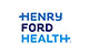 A blue and white logo that says Henry Ford Health.
