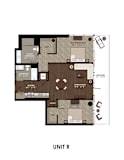 Floor-Plan-2-R at K1 Apartments, California, 92101