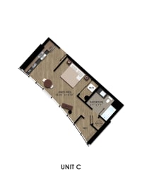 Floor-Plan-ST-C at K1 Apartments, San Diego, CA