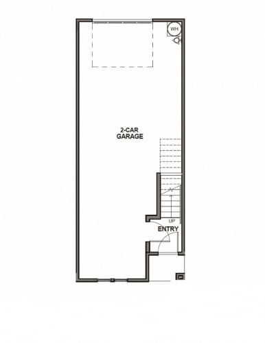 Floor Plan  Lower Level - Tandem Garage